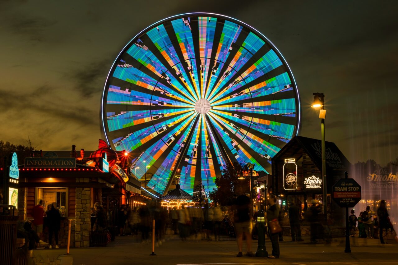 Ferris wheel at an amusement park