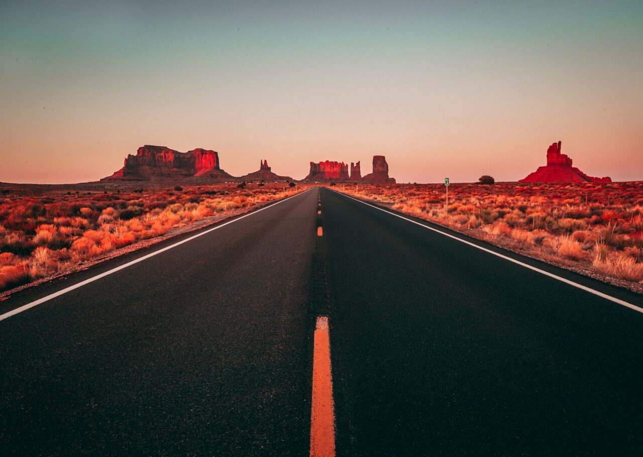 Road in Monument Valley