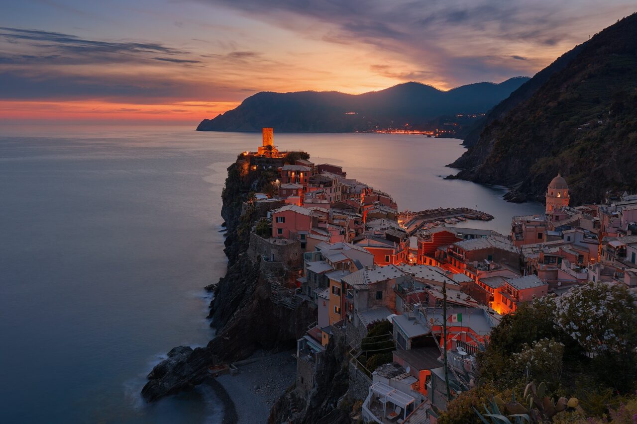 Vernazza at sunset