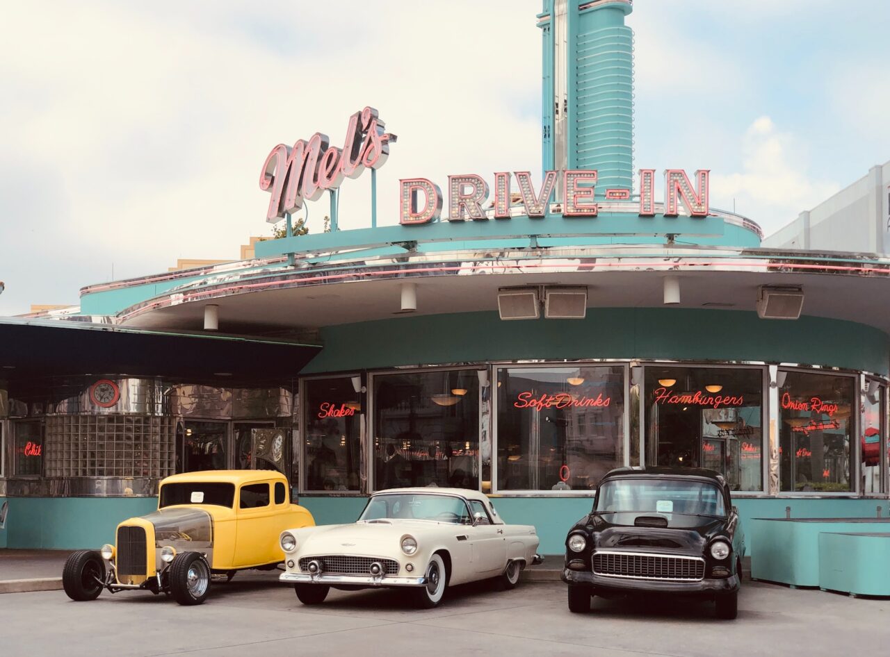 Mel's drive in at Universal Studios, Orlando