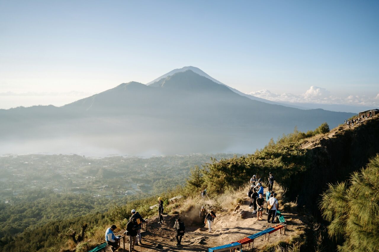 Mount Batur volcano in Bali