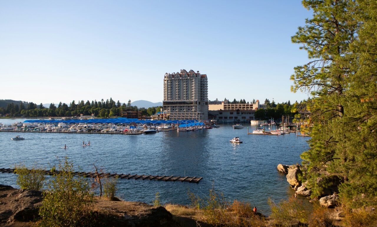 Coeur d'Alene lake in Idaho