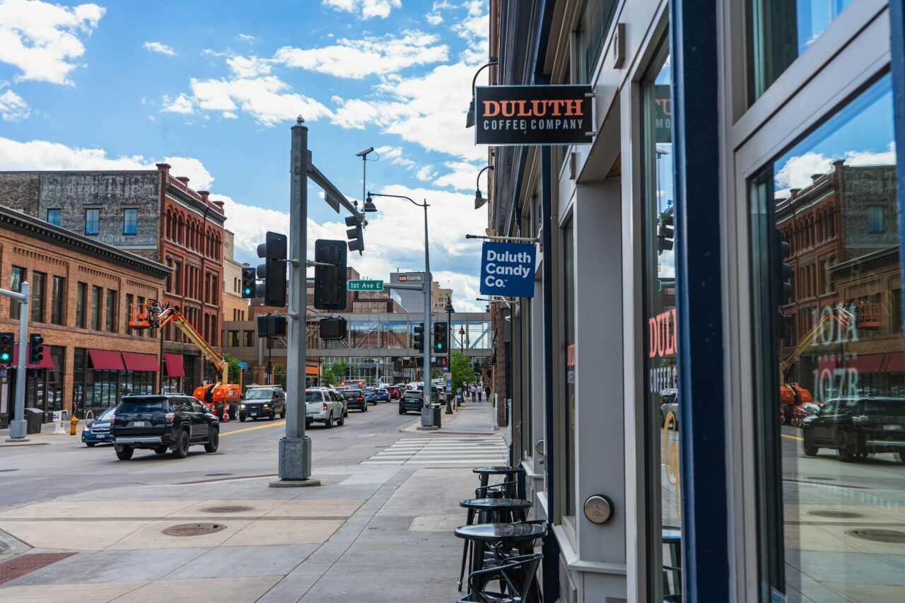 Street in downtown Duluth