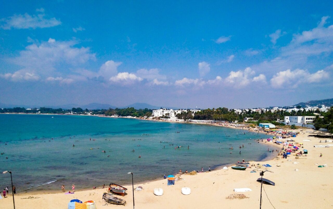 Beach in Hammamet Tunisia