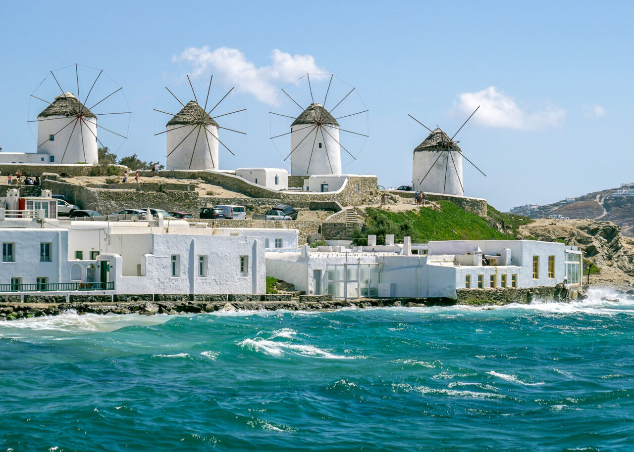 Mykonos windmills