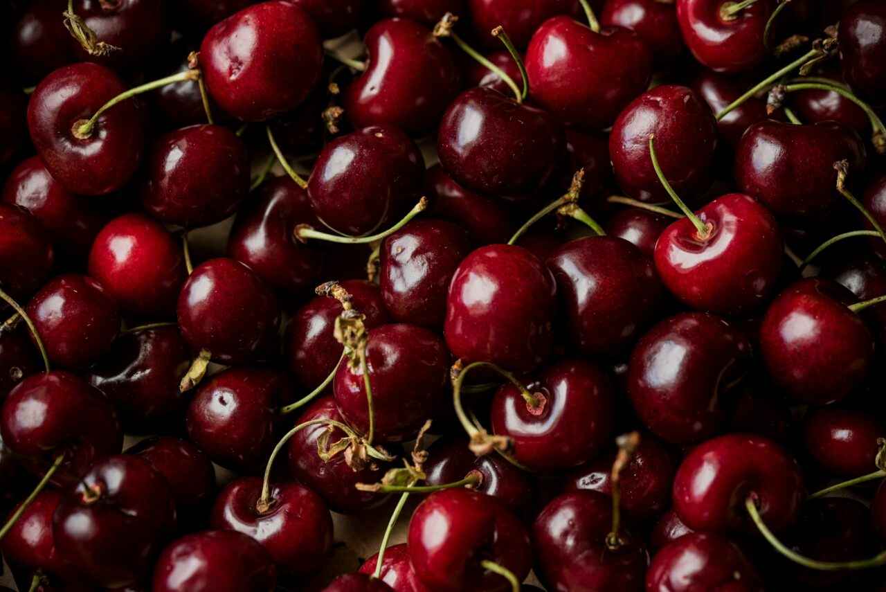 Close up of cherries
