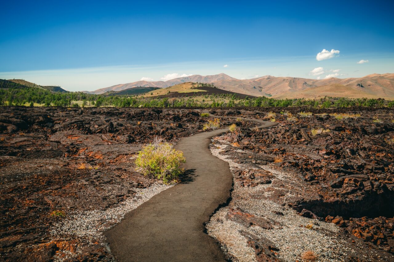 Craters of the moon national monument in Idaho