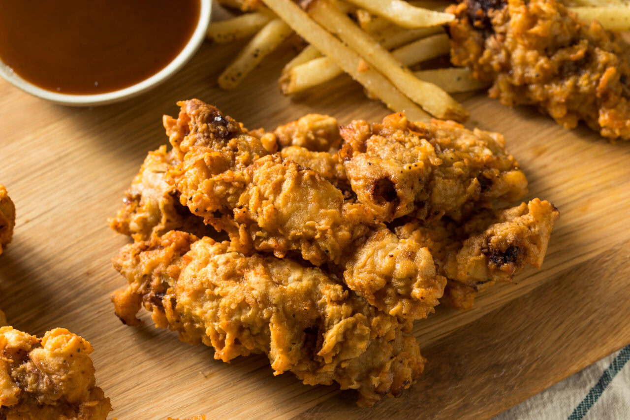 Deep fried Idaho finger steaks