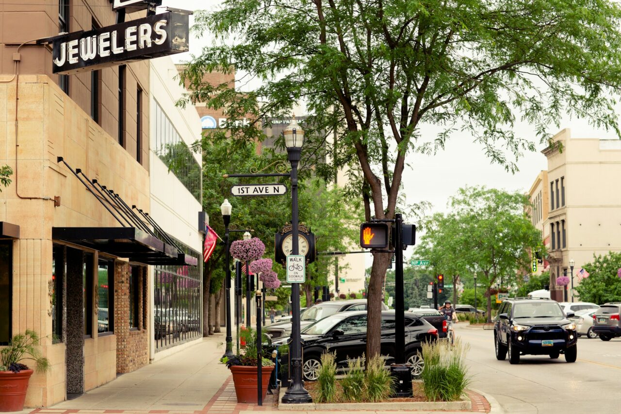 Street in downtown Fargo, North Dakota