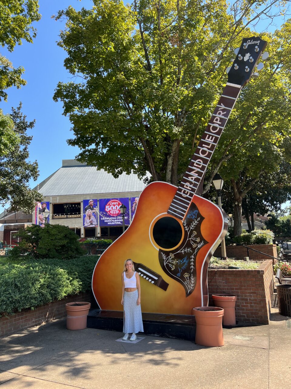 Guitar outside the Grand Ole Opry