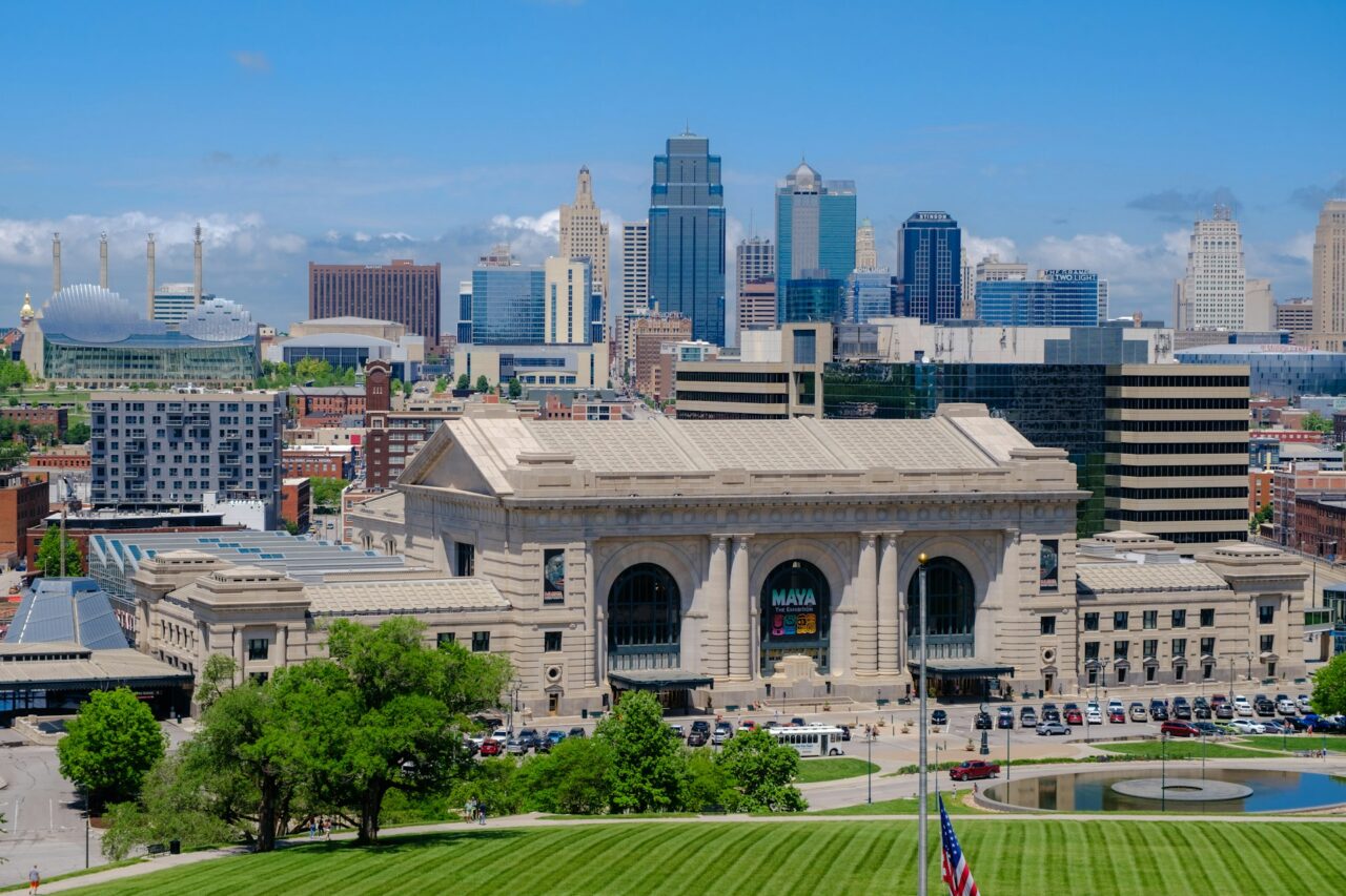 View of Kansas City on a sunny day