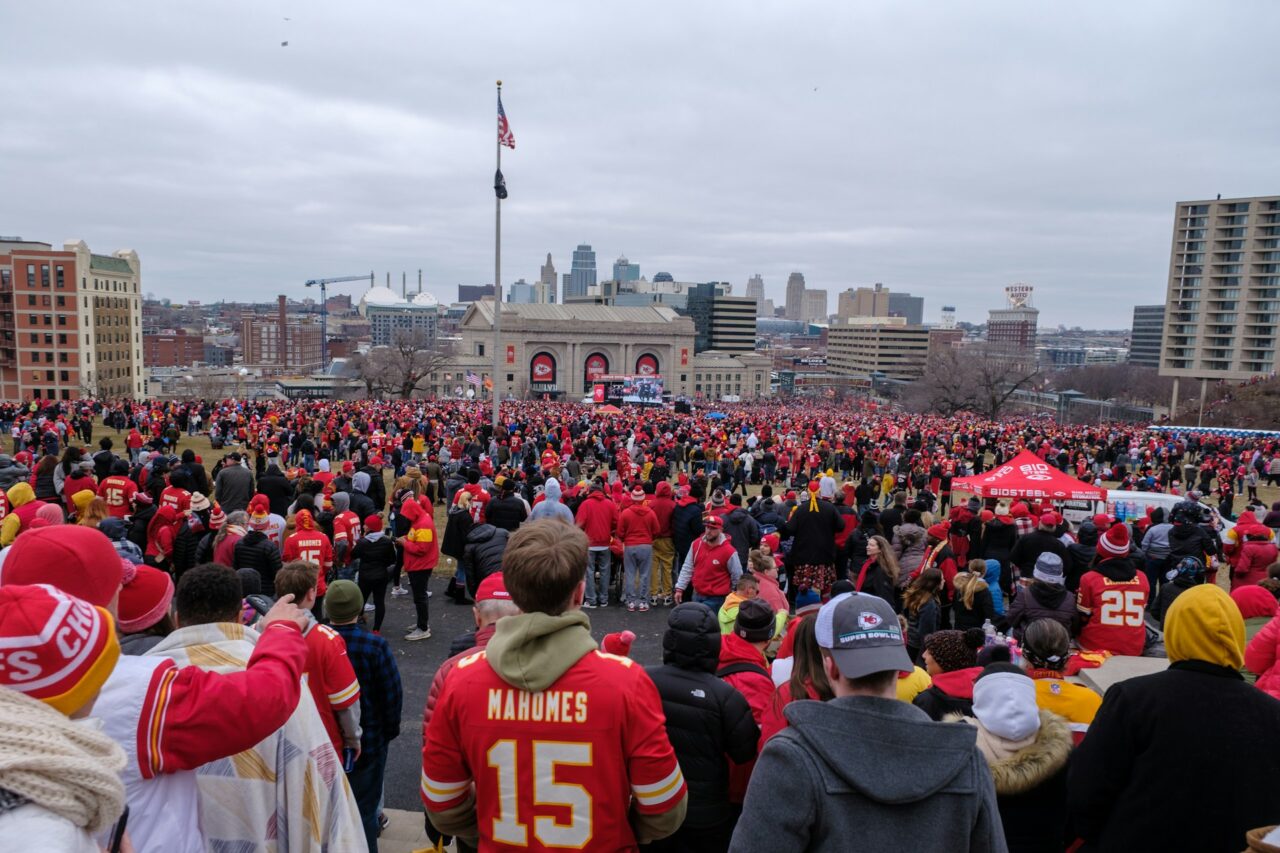 Kansas City Chiefs fans in Kansas City