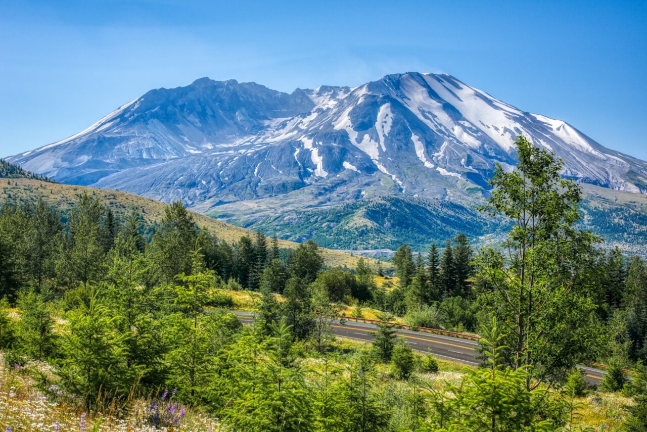 View of Mount Saint Helens, Washington