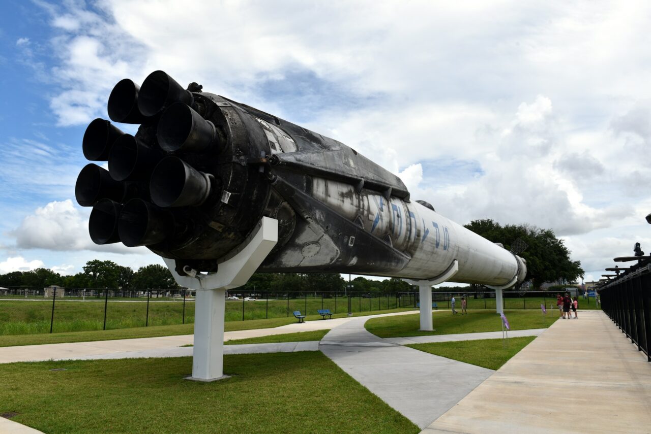 Rocket at NASA Space Center in Houston
