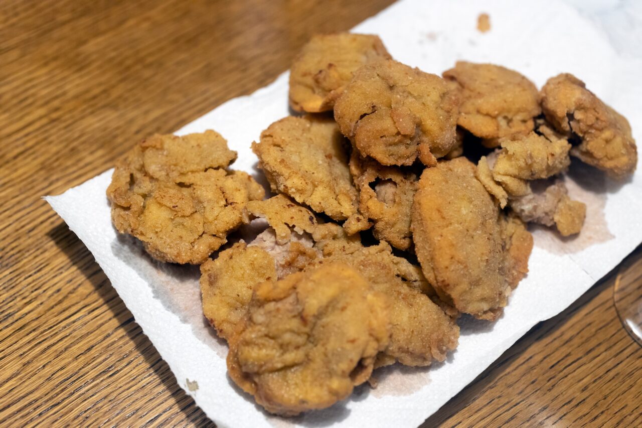 Wyoming is known for Rocky Mountain oysters - deep fried bull testicles