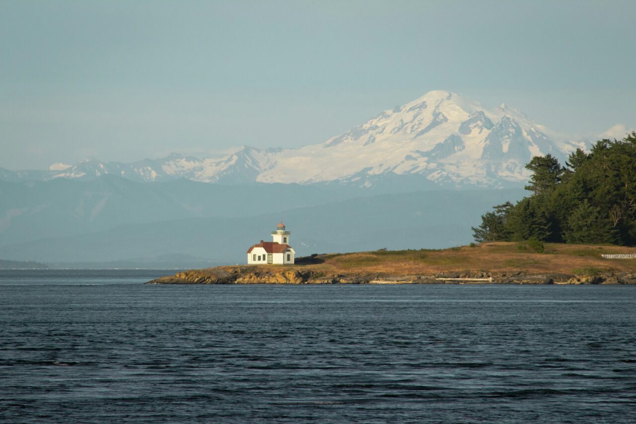 Lighthouse in San Juan Islands, Washington