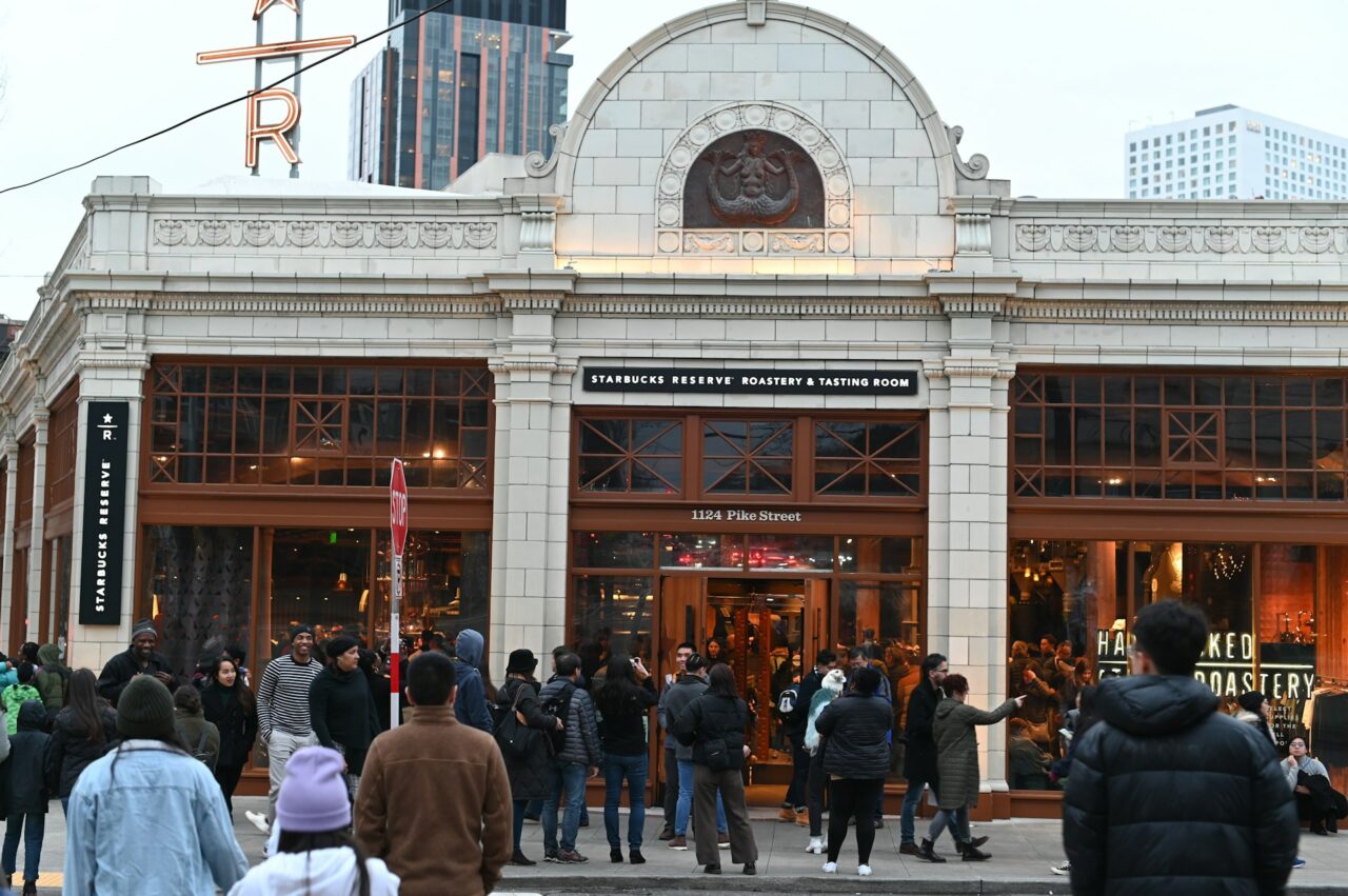 Starbucks Reserve roasters in Pike Street, Seattle