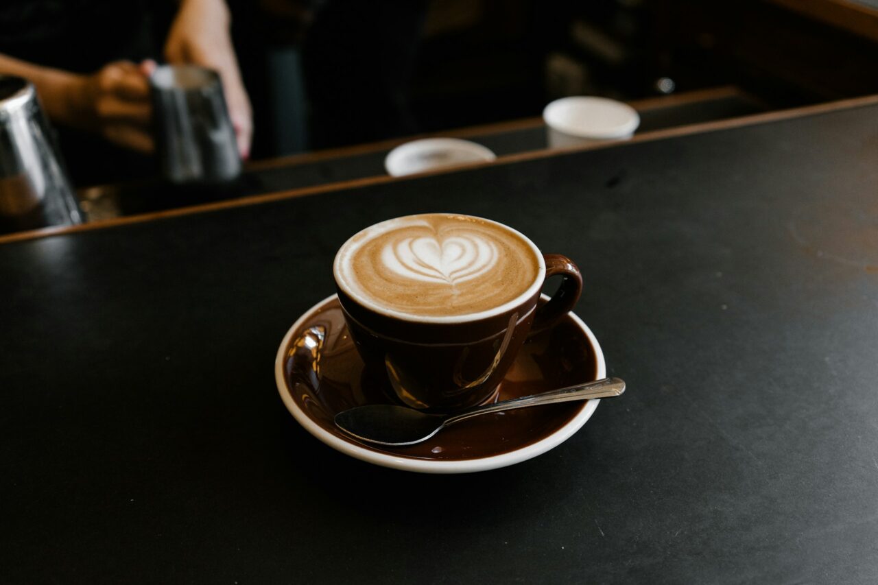 Coffee in a cup at Stumptown Coffee