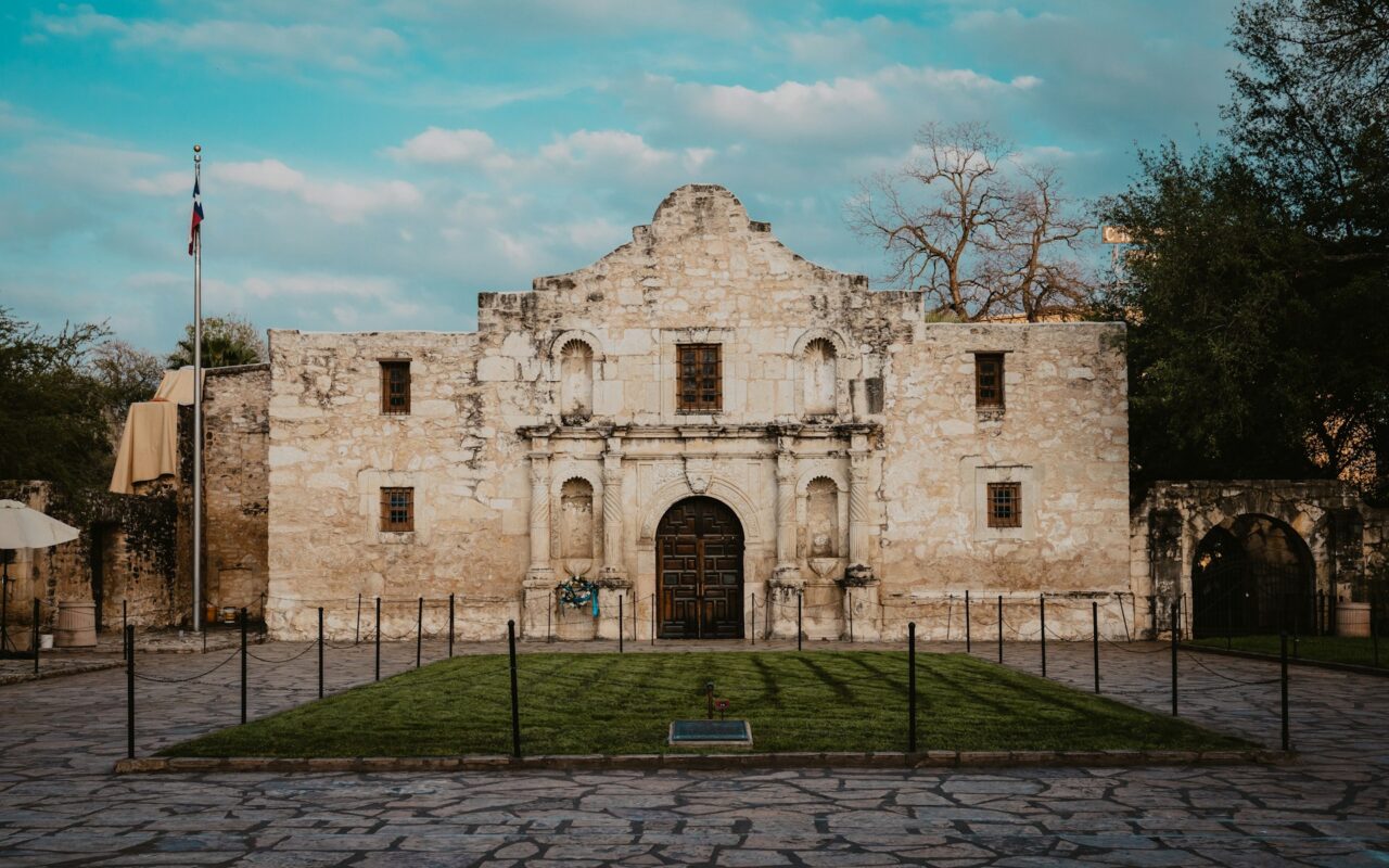 The Alamo building in San Antonio