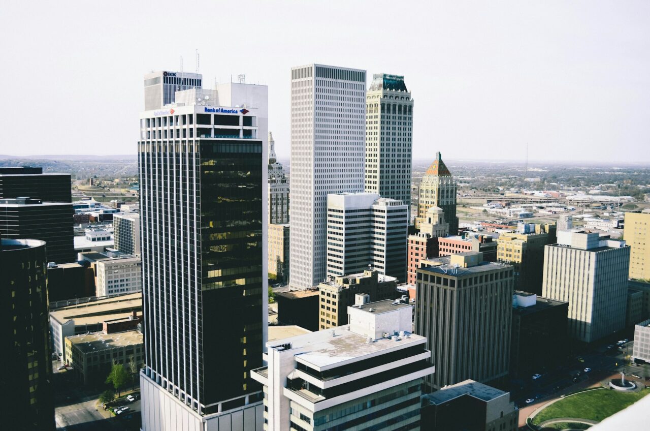 View of skyscrapers in Tulsa, Oklahoma