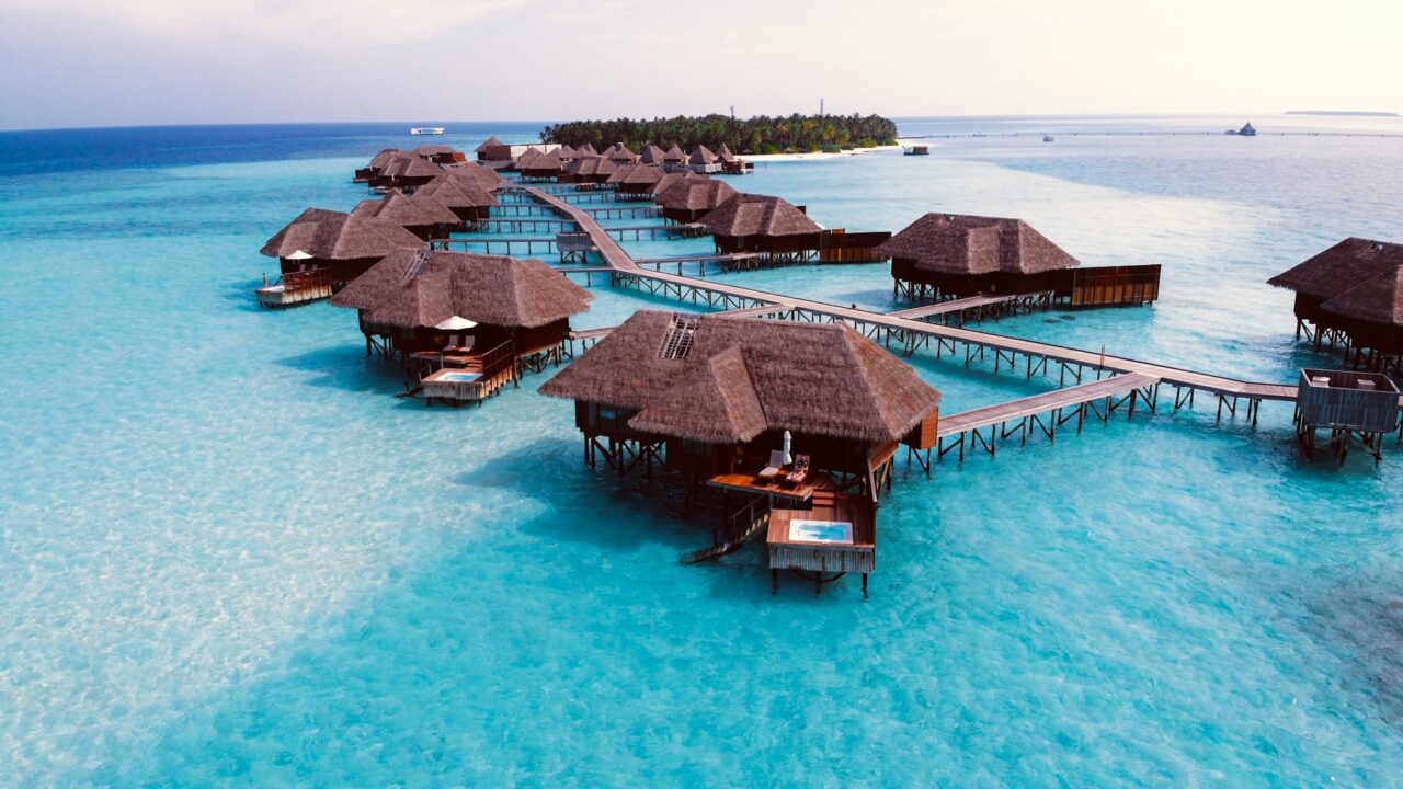 Overwater hotel in the Maldives