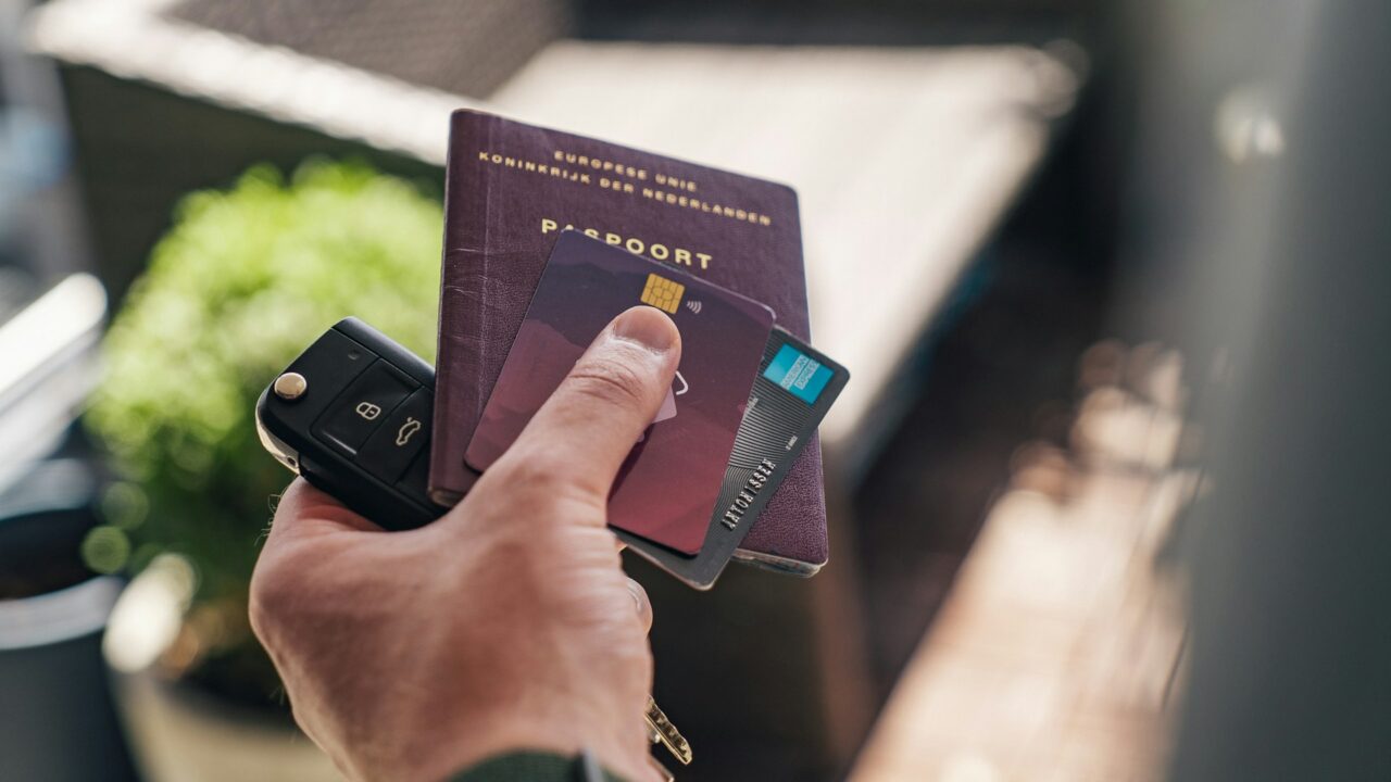 Passport and credit cards
