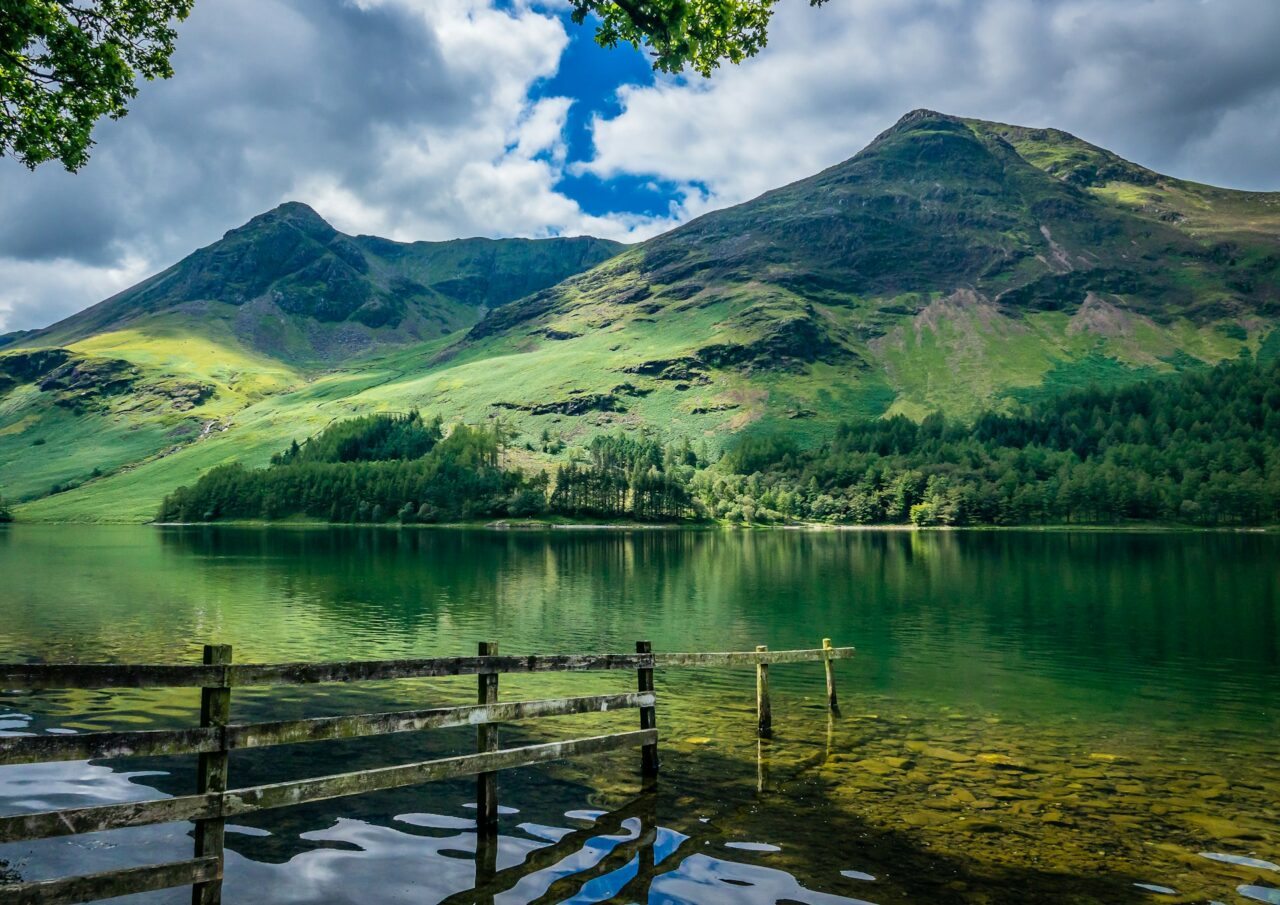Lake and mountains in Buttermere