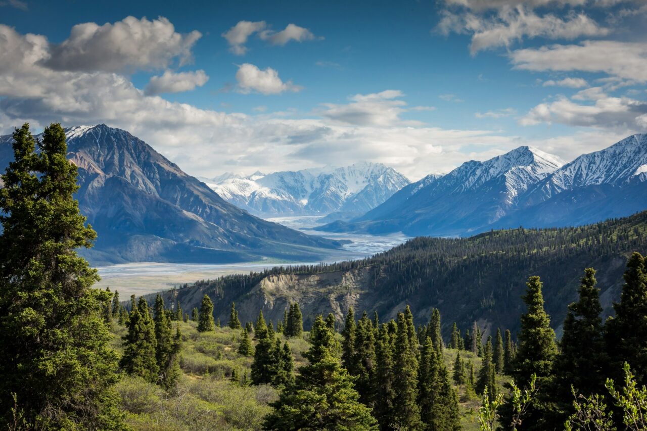 Mountains in Yukon, Canada