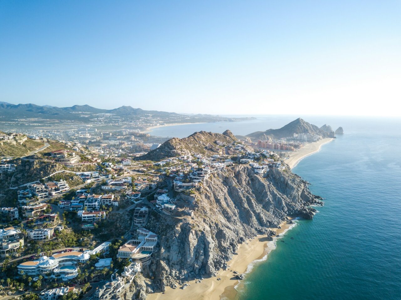 Aerial view of Cabo San Lucas Mexico