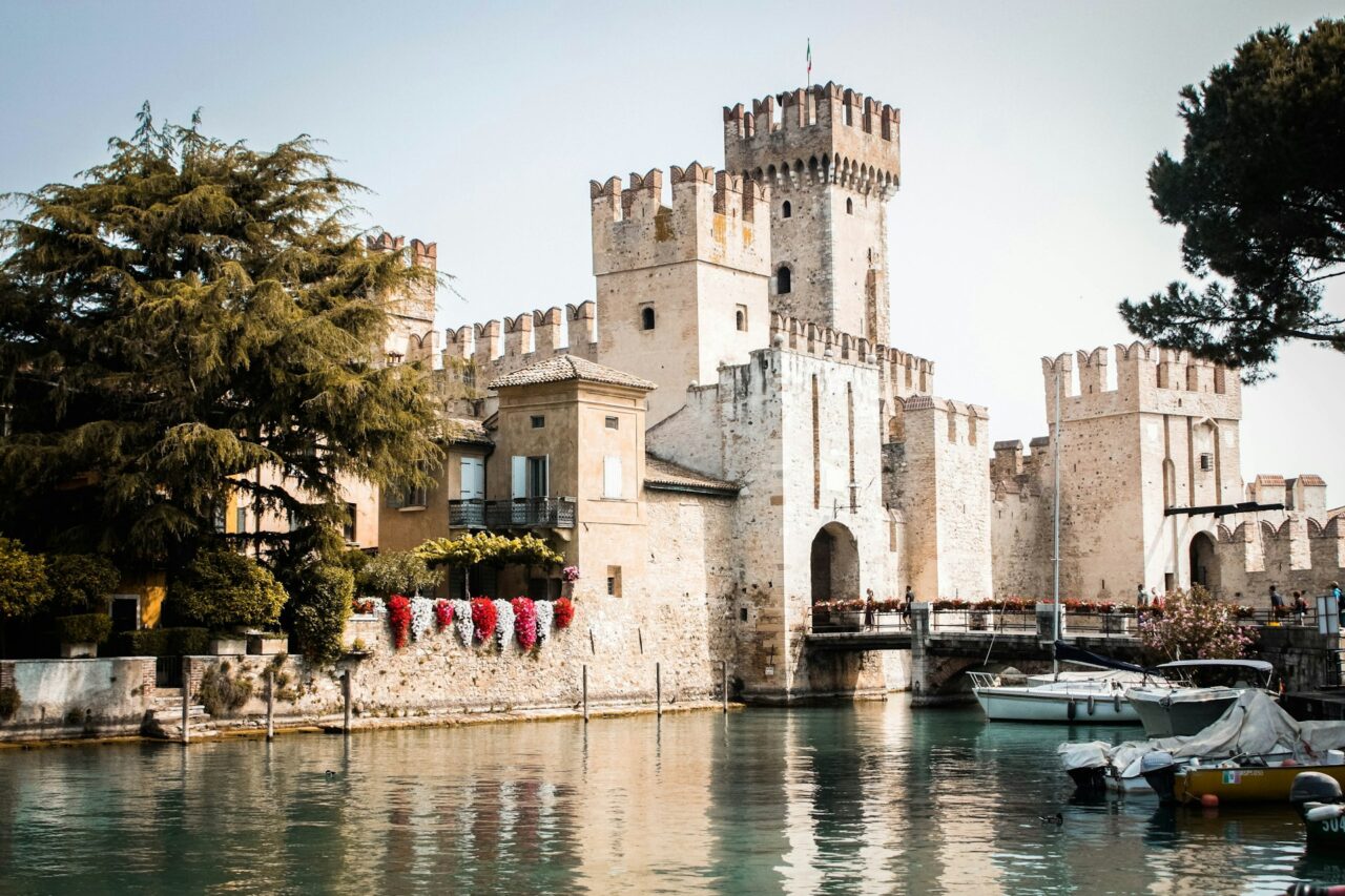 Castle in Sirmione, Italy