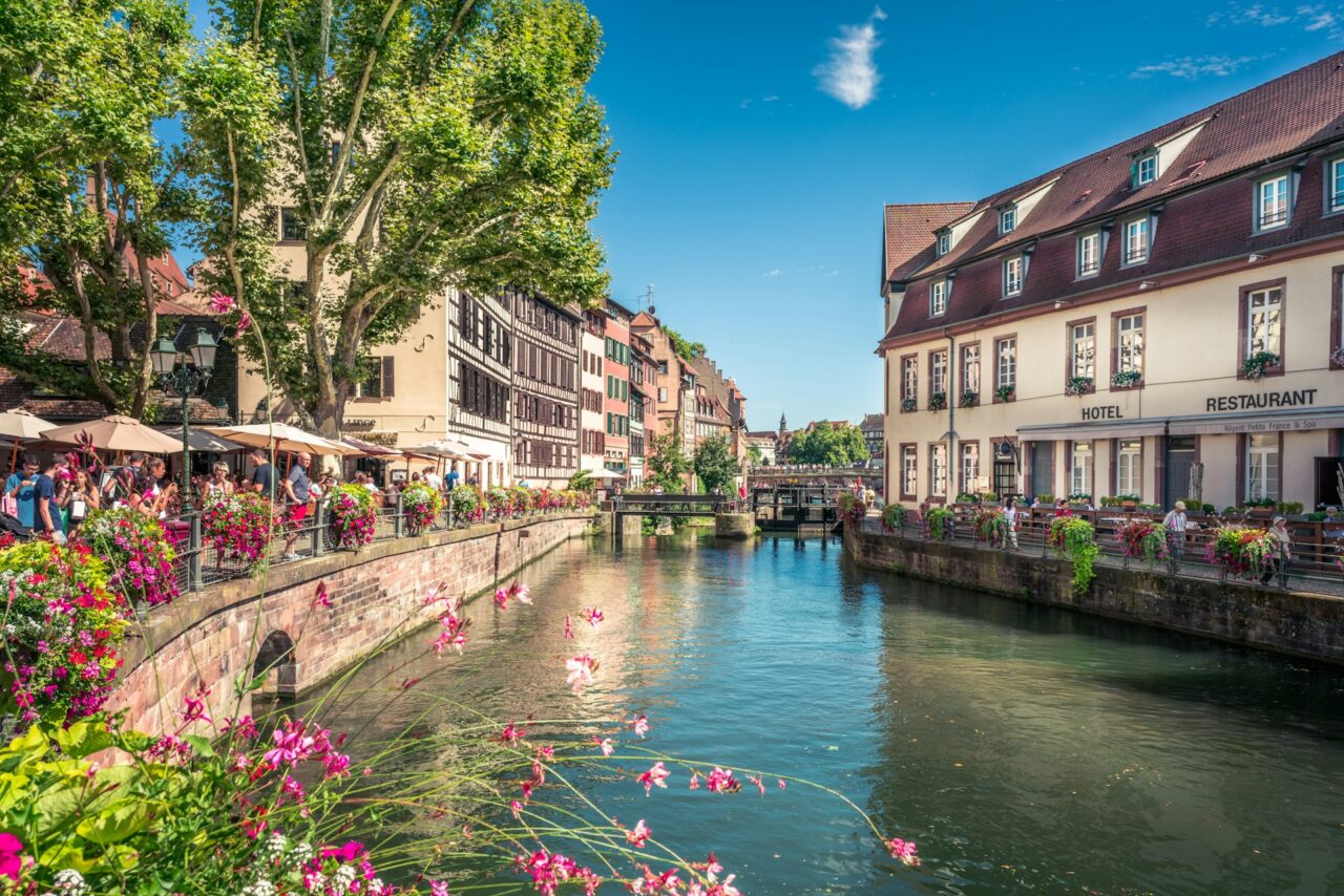 River in Strasbourg France