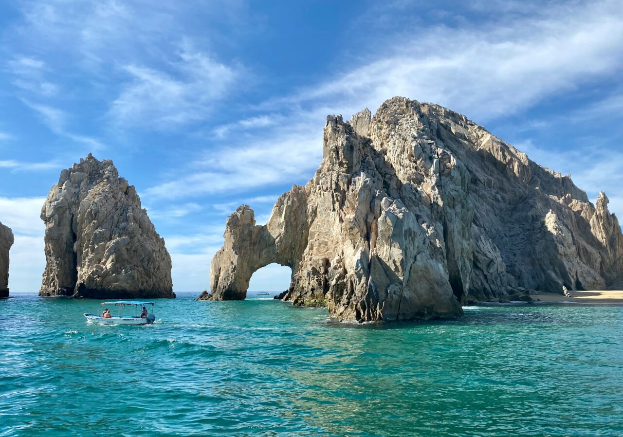 Arch rock formation in Cabo Mexico