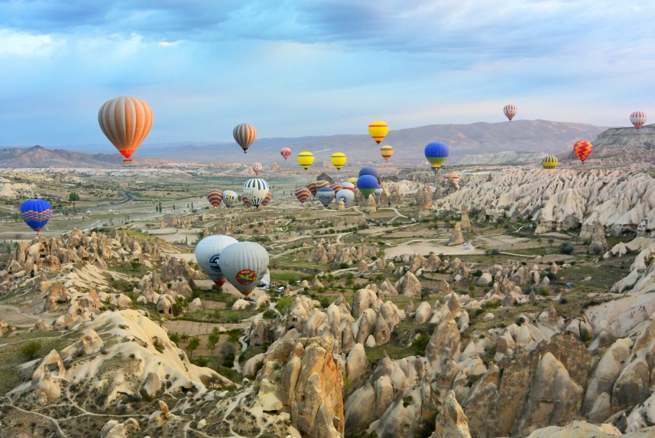 Balloons over Cappadocia