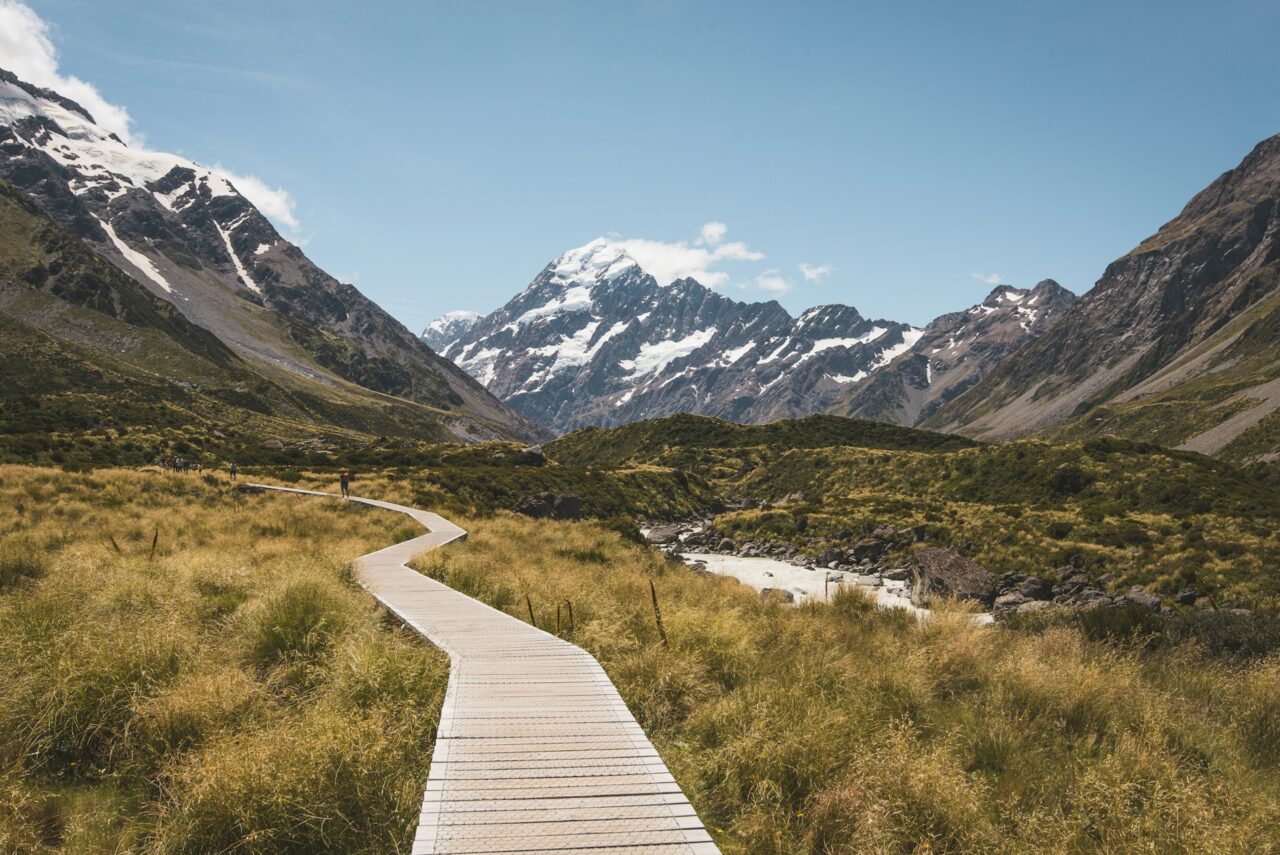 Hooker Valley track New Zealand