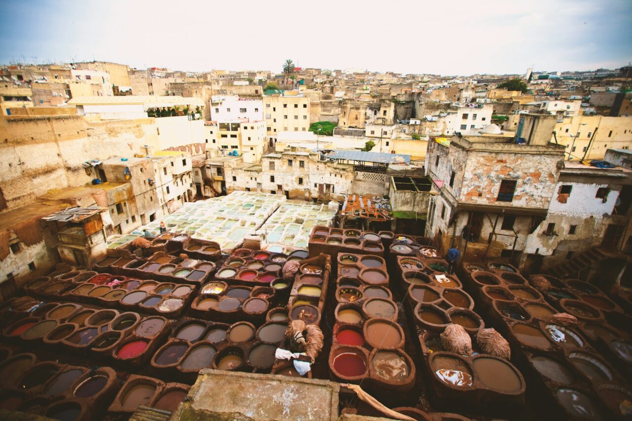 Tannery in Fes Medina
