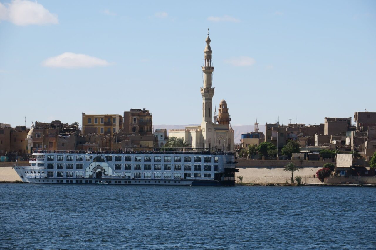 Cruise ship on the Nile