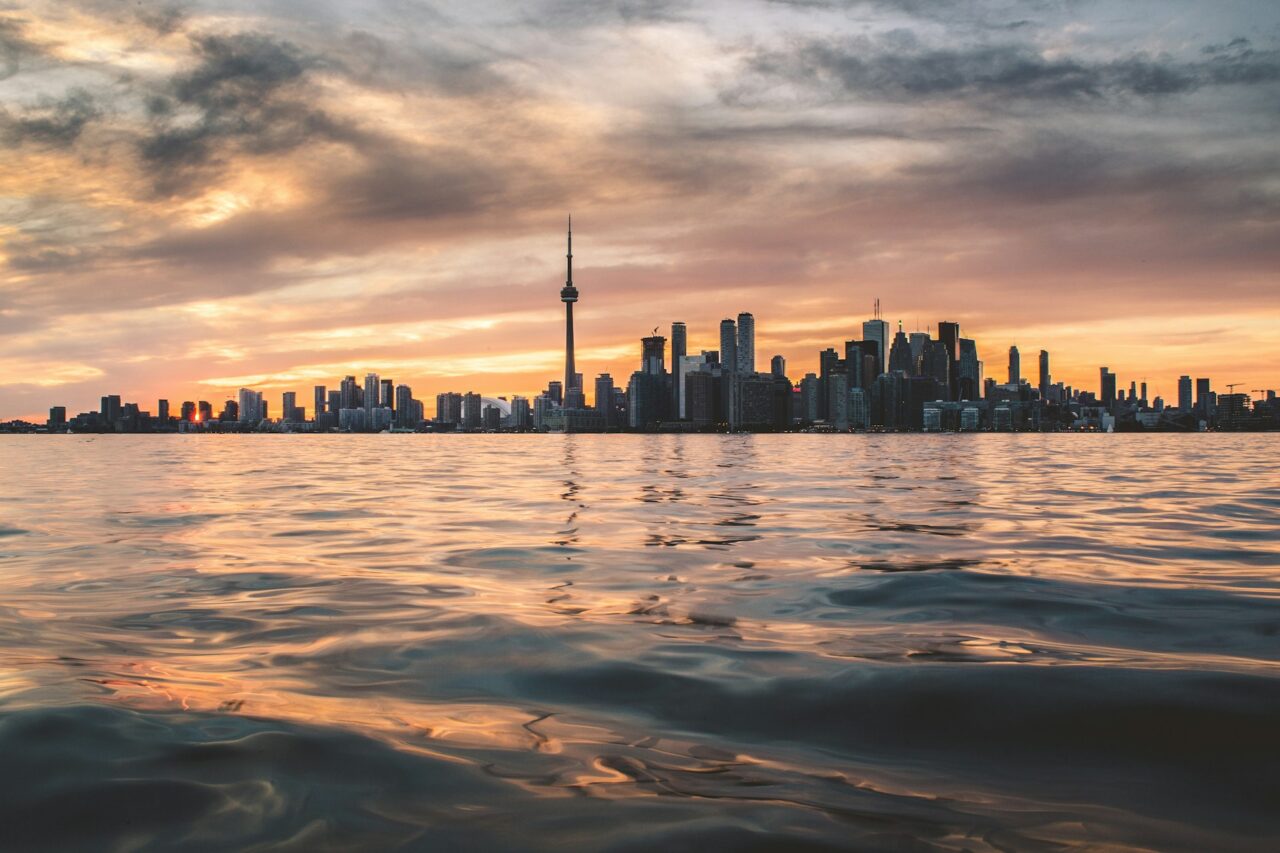 View of Toronto from across the water