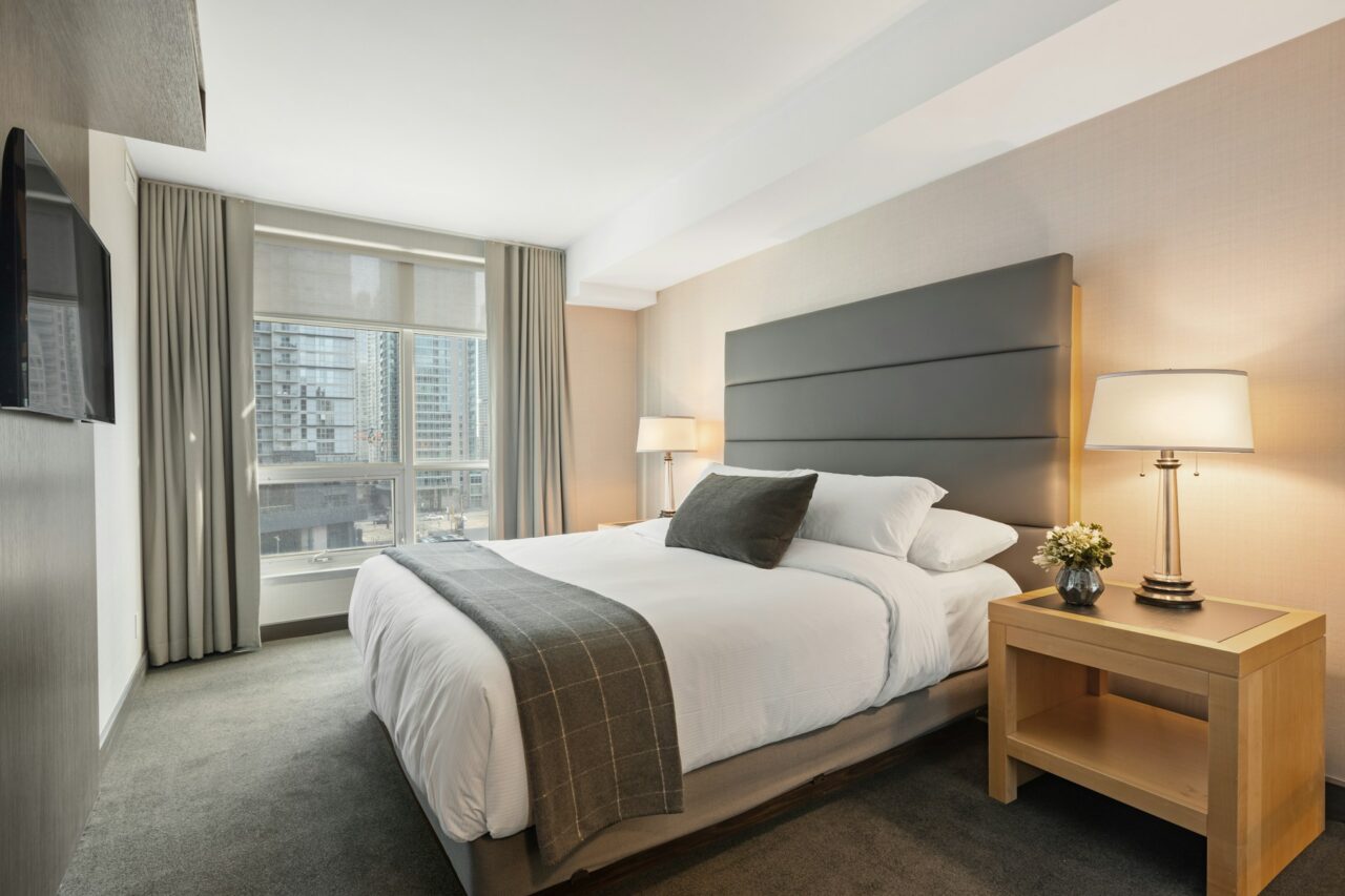 Interior of a hotel room