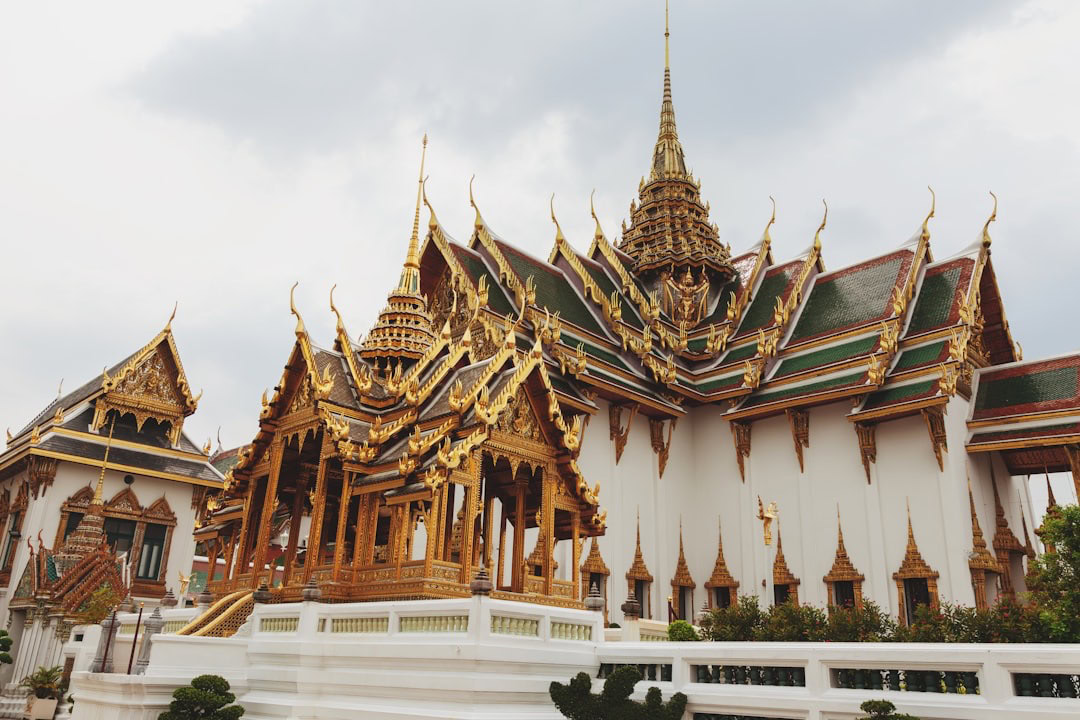 A golden temple in Bangkok, Thailand