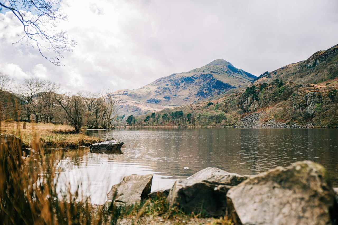 View of Mount Snowdon in Wales
