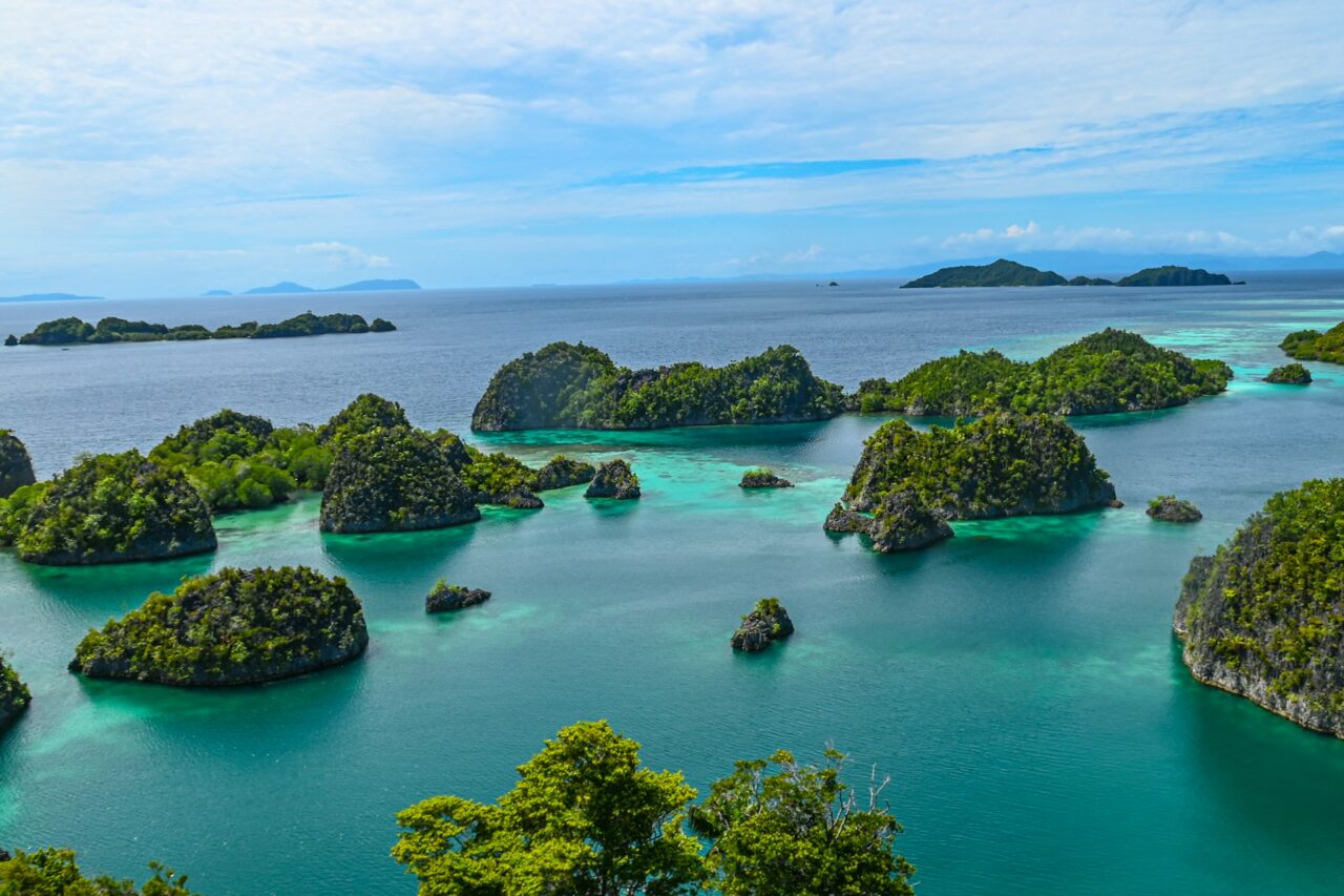 Islands in Raja Ampat, Indonesia