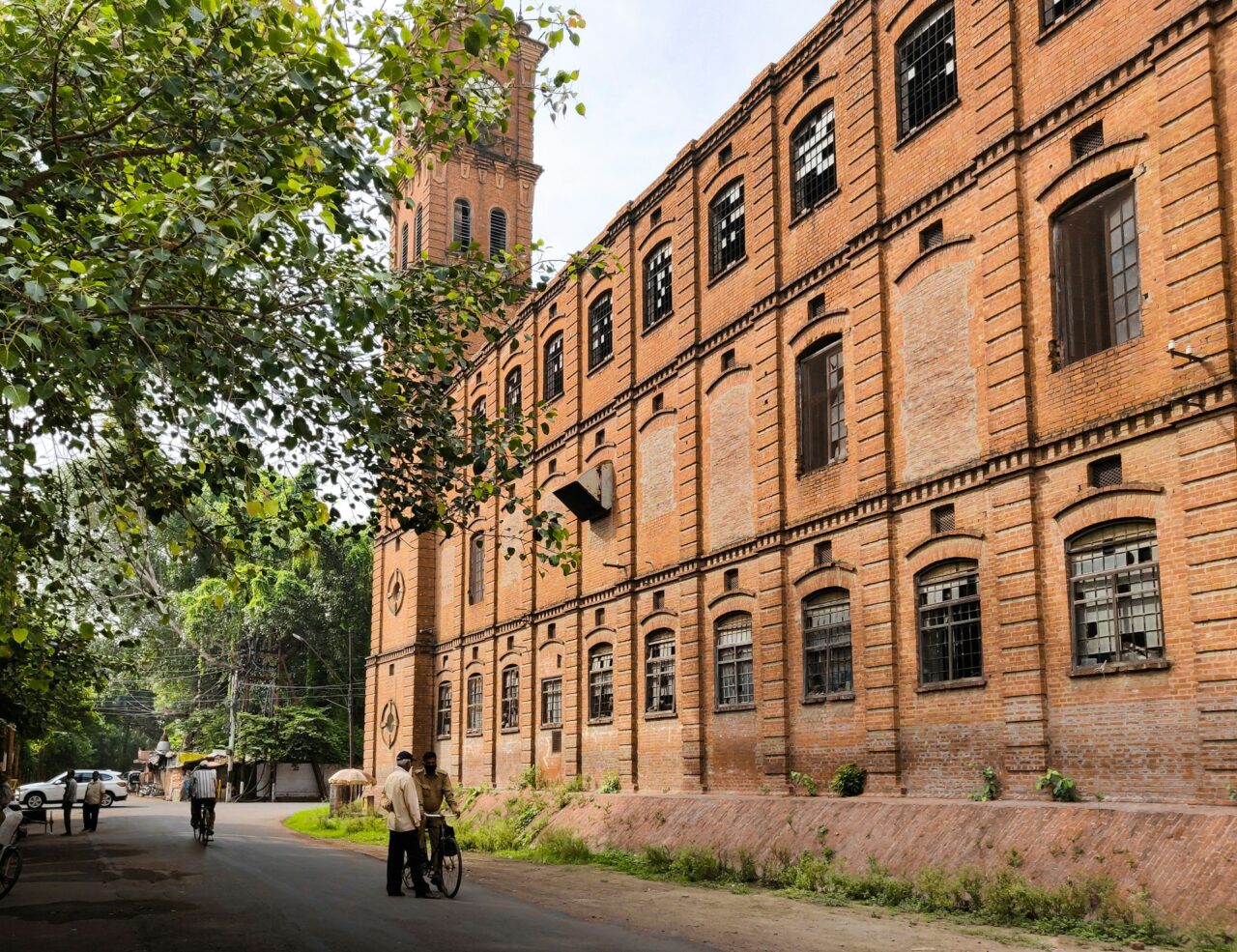 Red brick building in Kanpur