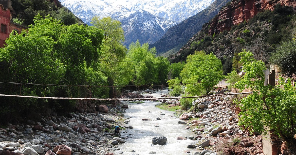 River in the Ourika Valley near Marrakech
