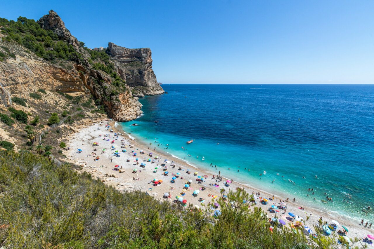 Cala de Moraig beach in Spain