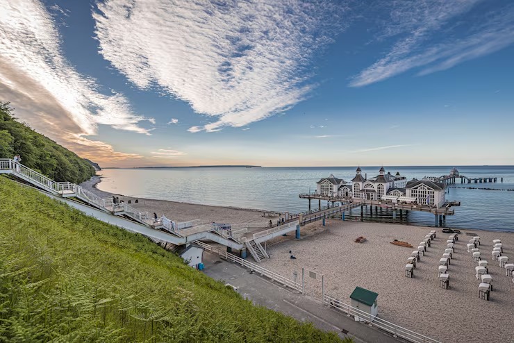 Sandy beach in the Baltic