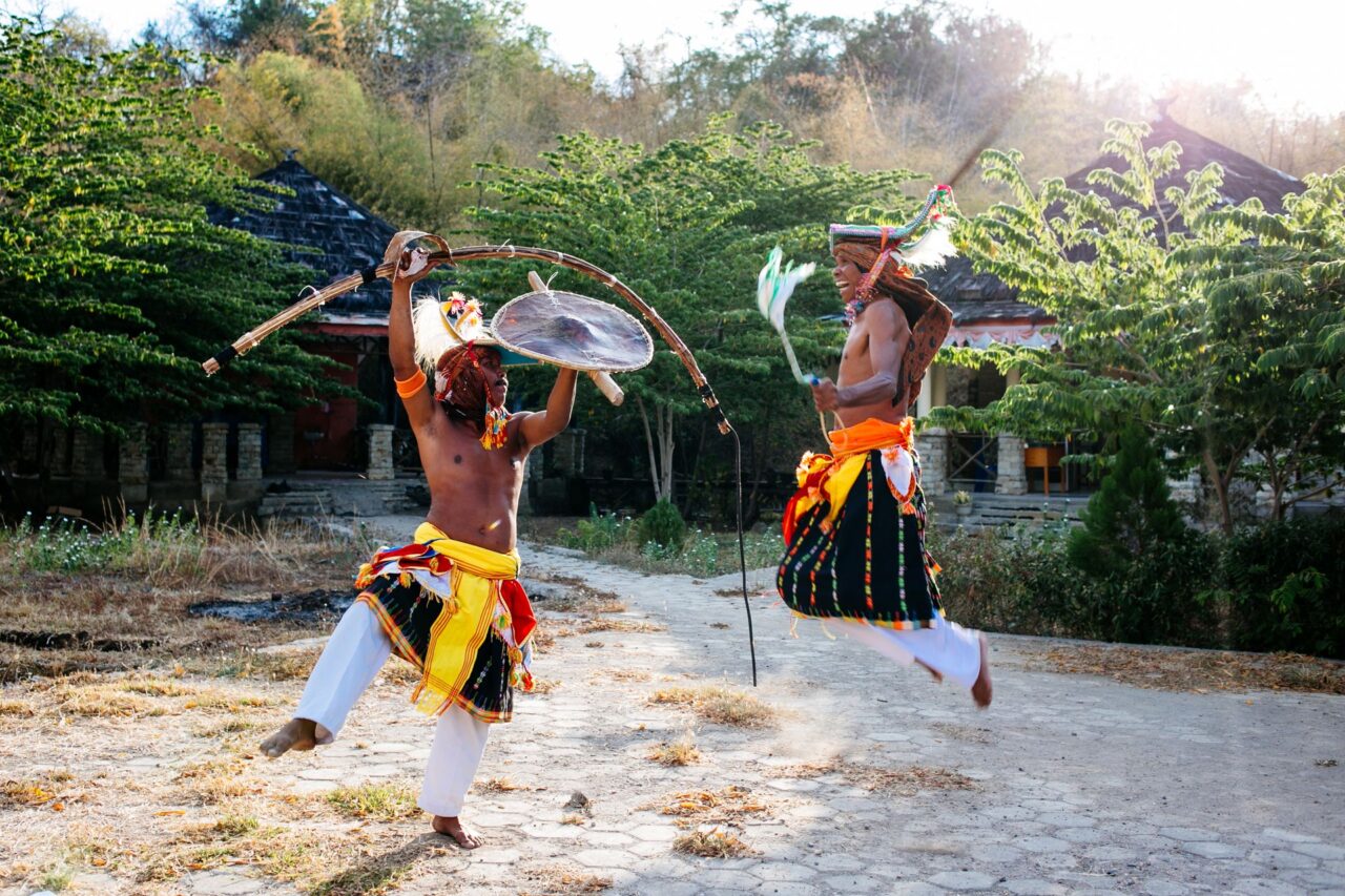 Traditional dancers in Indonesia