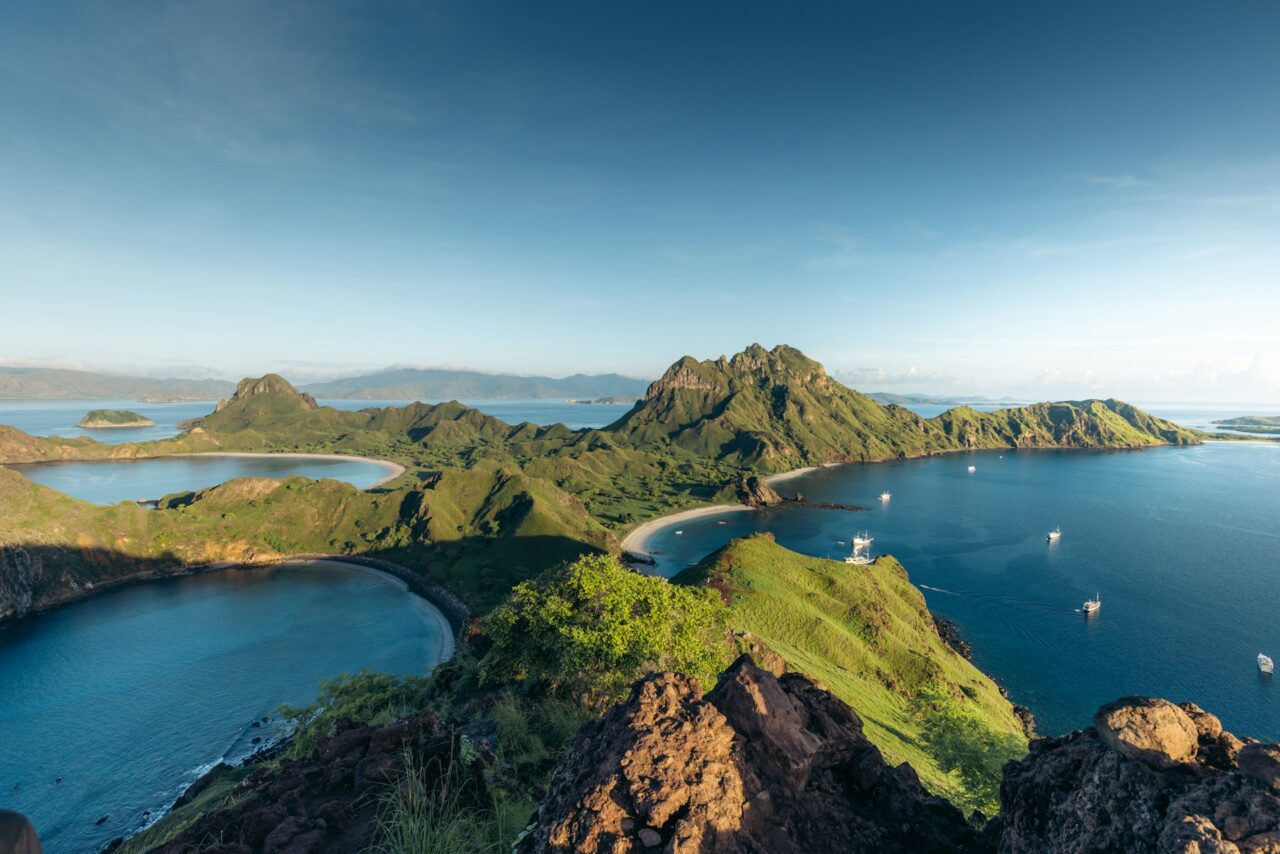 View of Komodo islands